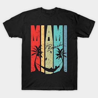 Miami summer beach vintage retro T-Shirt